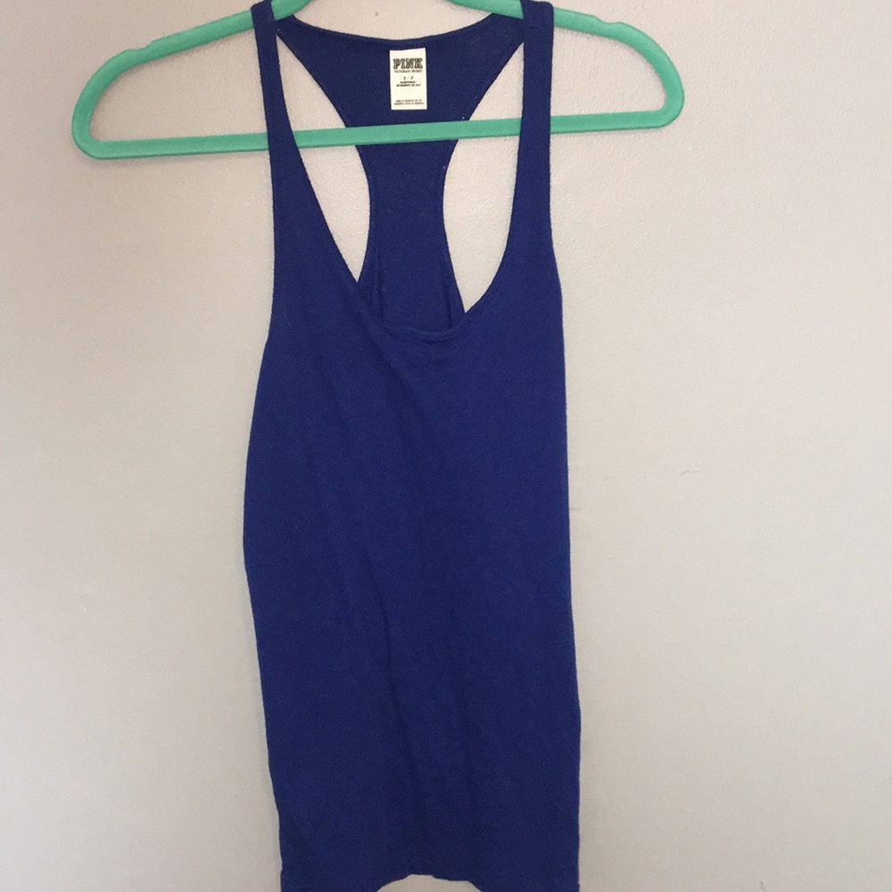Racer back Navy Tank